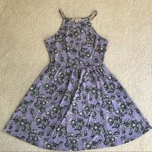 Floral lilac dress